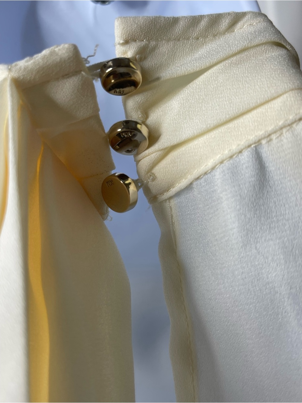 NWOT Karen Millen high neck tie pleated midi dress size 4 white - Picture 8 of 16